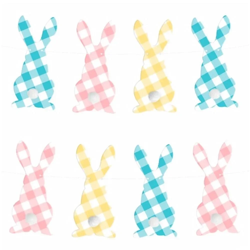 Gingham Bunny 🐰 Garland